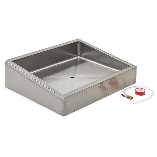 HUBERT Cold Foods and Beverage Server Stainless Steel - 30"L x 24"W x 8"H