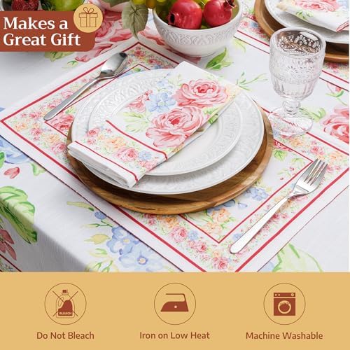 Maison d' Hermine Placemats Set of 4 Reusable 100% Cotton (13"x19")