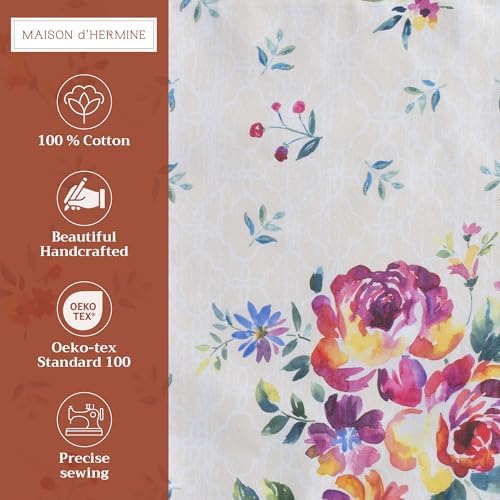 Maison d' Hermine Placemats Set of 4 Reusable 100% Cotton (13"x19")