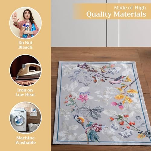 Maison d' Hermine Placemats Set of 4 Reusable 100% Cotton (13"x19")
