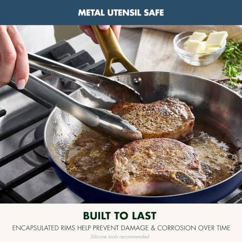 GreenPan Stainless Steel Tri-Ply Reserve 8” Frying Pan Skillet