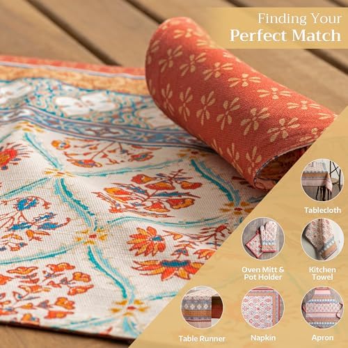 Maison d' Hermine Placemats Set of 4 Reusable 100% Cotton (13"x19")