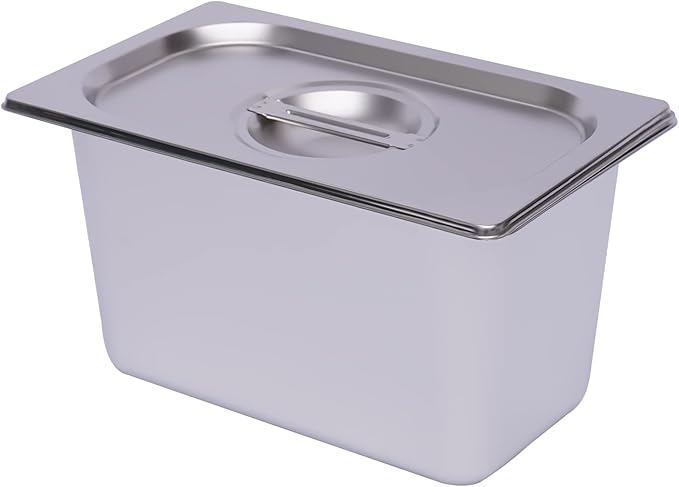 Electric Bain Marie Food Warmer, 600W 4-Pan Commercial Steam Table Food Warmer, 17Qt Portable Countertop Restaurant Buffet Steam Table 86-185℉ Temp Range for Parties, Caterings, Buffets