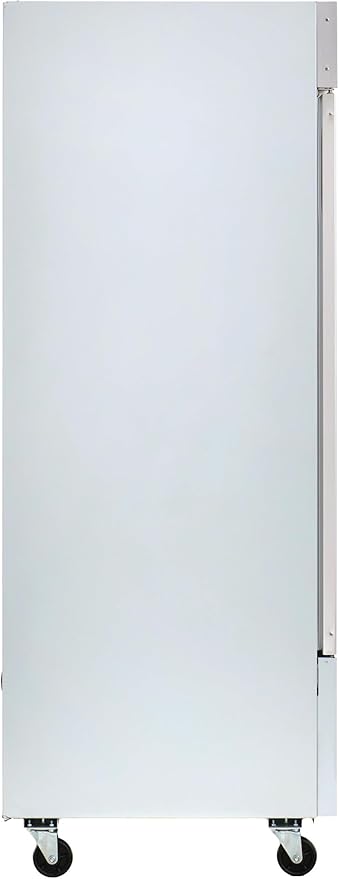Kratos Commercial Freezer Display Merchandiser - 2 Self Closing Swing Doors, 53" W, White (67K-228)