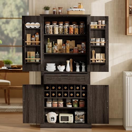 Ball & Cast 71 Inch Farmhouse Kitchen Pantry Cabinet