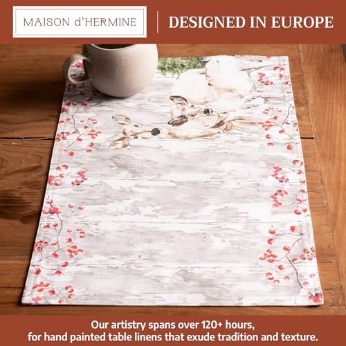 Maison d' Hermine Placemats Set of 4 Reusable 100% Cotton (13"x19")