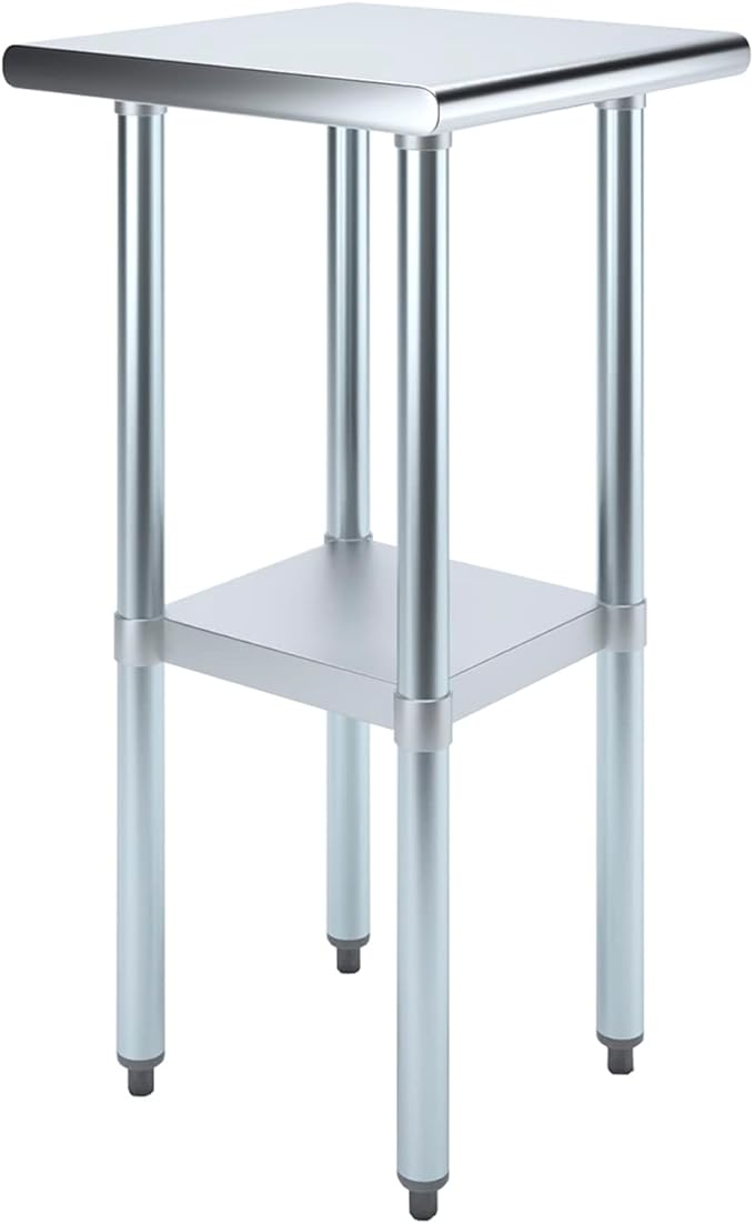18 in. x 18 in. Stainless Steel Work Table | NSF Kitchen Prep Table | Utitly Metal Table