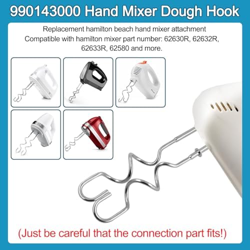 Hand Mixer Dough Hook 990143000 for Hamilton Beach Hand Mixer Attachment