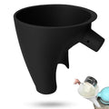 Universal Flour Funnel Attachment for Tilt-Head Stand Mixers (4.5–5 Qt), No-Mess Easy-Pour Baking Accessory, Wide-Mouth Anti-Splash Design, Dishwasher-Safe Tool for Dry & Liquid Ingredients(Black)