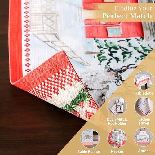 Maison d' Hermine Placemats Set of 4 Reusable 100% Cotton (13"x19")
