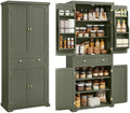 VASAGLE Pantry Cabinet, Freestanding Tall Cupboard with a Drawer