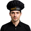 The Apron Place Adjustable Professional Chef Hats, Multiple Personalized Embroidered Designs to Choose from, Made in The USA