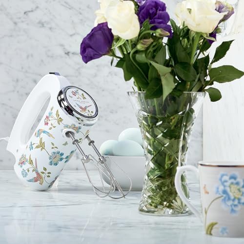 Laura Ashley Elveden White Hand Mixer Electric Handheld - Electric Mixer
