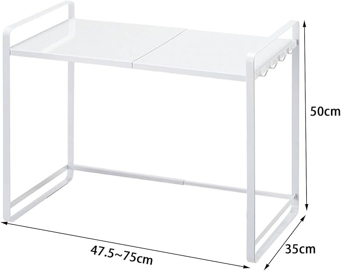 Microwave Storage Rack Microwave Oven Rack Microwave Shelf Stand Kitchen Counter Top Organizer, 2-Tier 40Kg Load Beafor Oven Toaster Stand/Fi*Ed, Teles