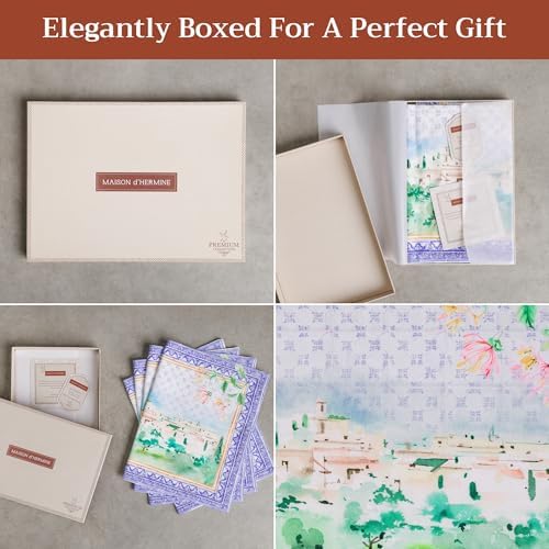 Maison d' Hermine Placemats Set of 4 Reusable 100% Combed Cotton (13"x19")