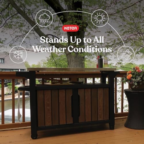 Keter Unity XL Outdoor Entertainment Cart