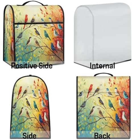 Animals Birds Kitchen Aid Covers Foldable Washable Stand Mixer Dust Cover