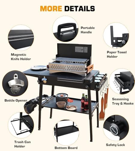 Grill Stand Table Fit for 17" & 22" Blackstone Griddle