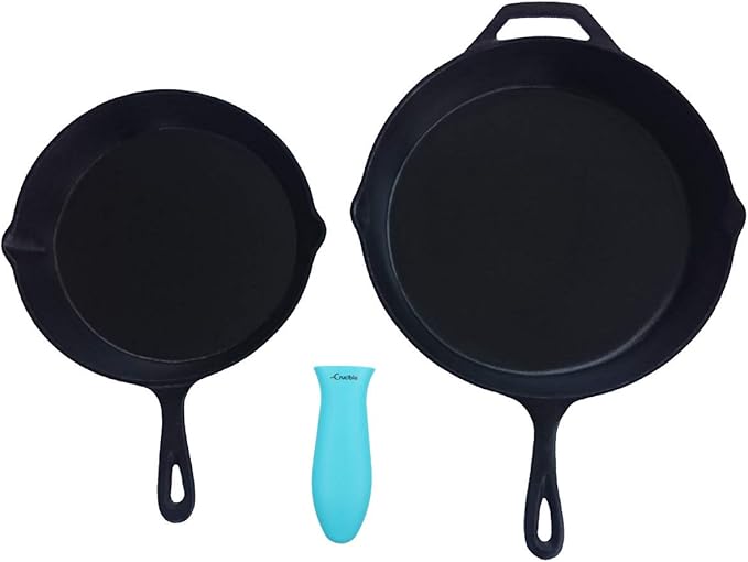 Crucible Cookware Silicone Hot Handle Holders Multipacks… (Turquoise, 7-Pack)