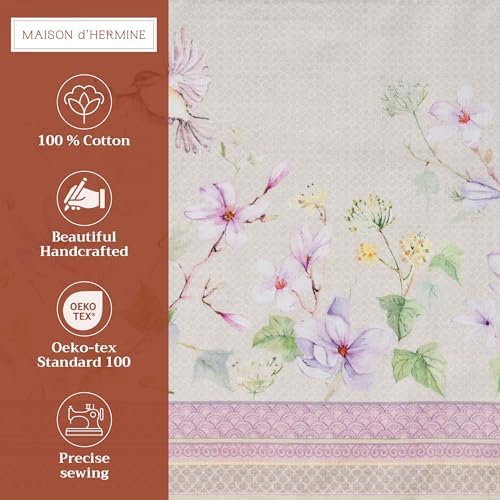 Maison d' Hermine Placemats Set of 4 Reusable 100% Cotton (13"x19")