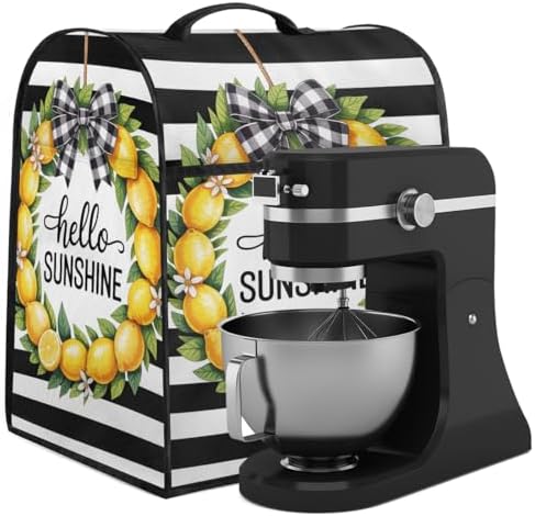 Summer Lemon Kitchen Aid Covers Foldable Washable Stand Mixer Dust Cover