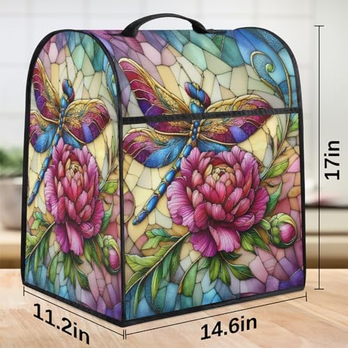 Dragonfly Art Kitchen Aid Covers Foldable Washable Stand Mixer Dust Cover