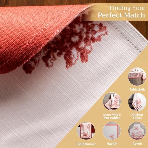 Maison d' Hermine Placemats Set of 4 Reusable 100% Cotton (13"x19")