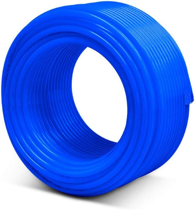 1/4" OD 10 Feet Length Blue Tubing for Reverse Osmosis De-ionized Water Filtration Systems, Refrigerators, and Other Appliances (1/4" OD, 10') NSF Certified