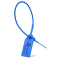 200 Blue Plastic Tamper Seals, Zip Ties Numbered for Fire Extinguishers Pull Tite Security Tags Disposable Self-Locking Safety Ties 250mm Length