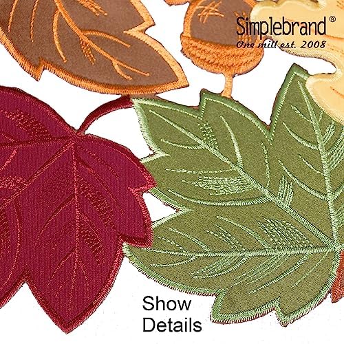 Simplebrand Harvest Fall Table Runner 36 Inches Long for Thanksgiving
