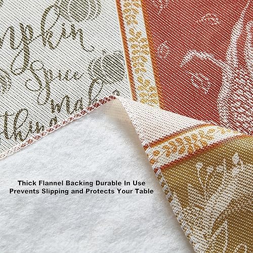 Newbridge Thanksgiving Harvest Breeze 52 x 52 Inch Square Vinyl Tablecloth
