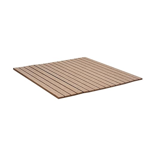 Outwater 4ft Wide x 8ft High x 5/32in Thick Unfinished Red Oak Veneer Decorative Wall Tambour Panel with 3/4in 30-Degree Groove Slats – Flexible and Customizable for Interior Applications
