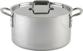 WINCO Tri-Ply Stock Pot, Silver