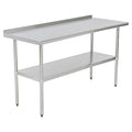 Pearington NSF Certified Stainless Steel Kitchen Prep and Work Table, Commercial Work Table for Restaurant and Home, 60" x 24", Stainless Steel