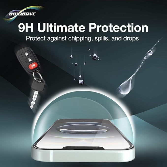 BoxWave Screen Protector Compatible with Revolution Cooking InstaGLO R90 Toaster - ClearTouch Crystal ToughShield 9H (2-Pack), Clear 9H Tough Flexible Film Screen Protector