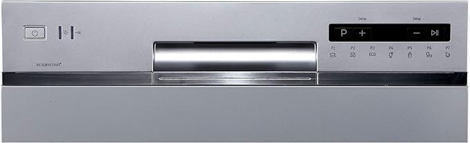 EdgeStar DWP62WH 6 Place Setting Portable Countertop Dishwasher - White
