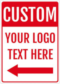 Custom Outdoor Metal Sign for Business Door Shop Wall, 18x14 Inch, Rust-Free Aluminum Weather Resistant, Waterproof, Durable Ink, Easy to Mount
