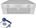Hauslane Range Hood Insert 30 Inch, Hood Vent for Kitchen| HauSMART™ App & Voice Control |4-Speed Fan, LED GU10 Lights | Dishwasher-Safe Baffle Filters, Stainless Steel Ducted|Ductless Range Hood