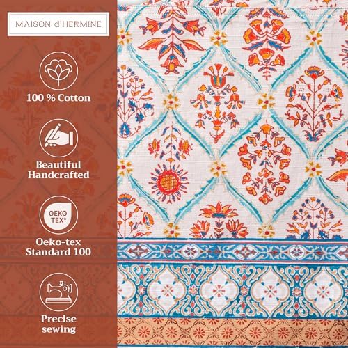 Maison d' Hermine Placemats Set of 4 Reusable 100% Cotton (13"x19")