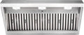 Akicon Range Hood Insert 42 Inch, 1200 CFM Built-in Kitchen Hood with 4 Speeds, Ultra-Quiet Stainless Steel Ducted Vent Hood Insert with Dimmable LED Lights and Dishwasher Safe Filters