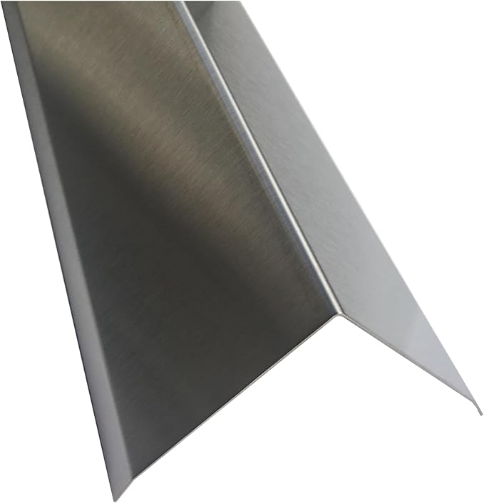 Brushed 304 Stainless Steel Corner Guards, 48" Wall Protectors, 20ga & 16ga, Available in 1/2" to 4", Multi-Pack Options (1, 2, 5, or 10) (2, 3 1/2 x 3 1/2, 20ga, with Hug Edges)