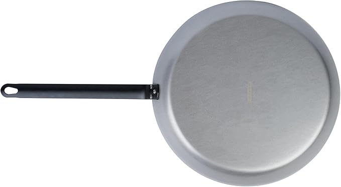 Restaurantware Met Lux 14 Inch Fry Pans, 6 No-Stick Frying Pans - Induction-Ready, Triple-Riveted, Silver Carbon Steel Cooking Skillets, Durable, For Searing, Sauteing, And Browning Food
