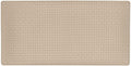 Achim Home Furnishings Woven-Embossed Faux-Leather Anti-Fatigue Mat - 20in x 39in - Tan