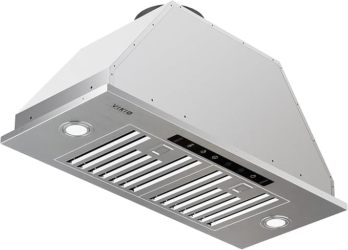 Range Hood Insert 30 Inch, 980 CFM Built-in Kitchen Vent Hood, Ducted/Ductless Convertible, Stainless Steel Range Hood with Gesture & Touch Control, Kitchen Hoods for Over Stove