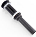 KES Oil Rubbed Bronze Bathroom Sink Drain with Extended Thread, All Metal Pop Up Drain Stopper without Overflow for Thicker Vessel Sinks and Countertops, Brass and Stainless Steel, S2022D-ORB