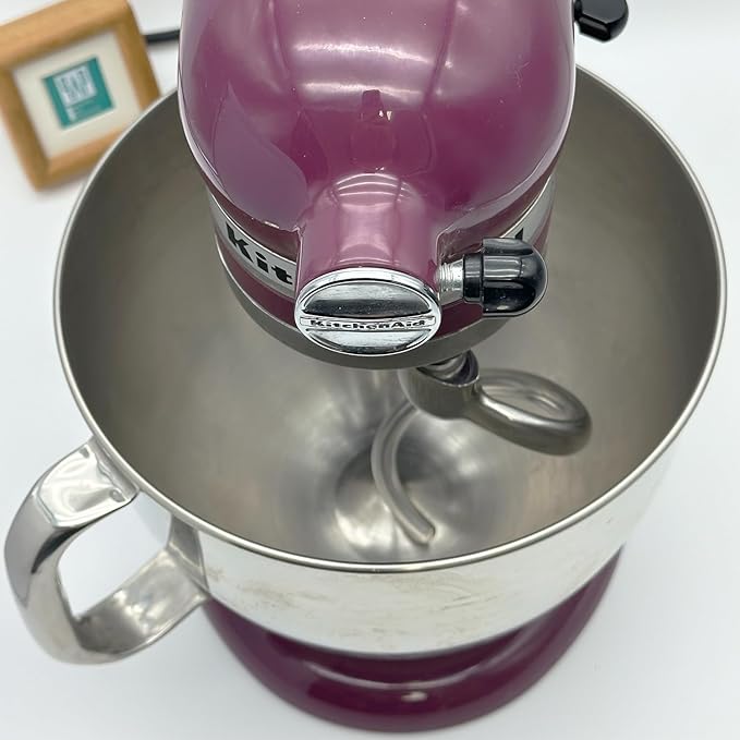 Stainless Steel Spiral Dough Hook Replacement for KitchenAid 4.5QT & 5QT Bowl Tilt-Head Stand Mixers, Rustproof & Easy Clean, Efficient Kneading for Bread, Pizza, Pasta, Cookies