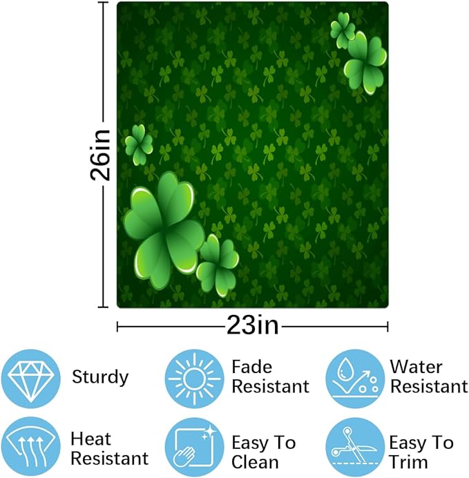 St. Patrick's Day Green Holiday Dishwasher Magnet Cover Magnetic Dishwasher Decorative Cover Front Dishwasher Door Covers Reuseable Dishwasher Covers Decal for Kitchen Home Decorative