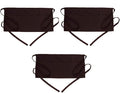 BOHARERS Waist Apron with 3 Pockets - Black Waitress Waiter Server Short Aprons