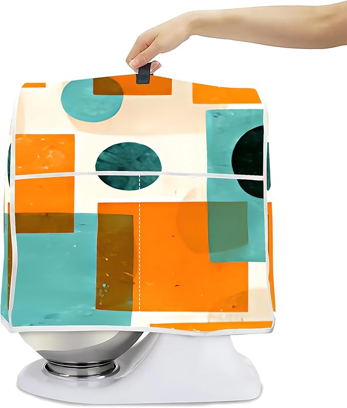 Mixer Dust Cover for 8.5-9.5 Qt Stand Mixer, Cloth Cover with 2 Storage Pockets for Stand Mixer Protective Covers Large for 8.5-9.5 Quart Mixer