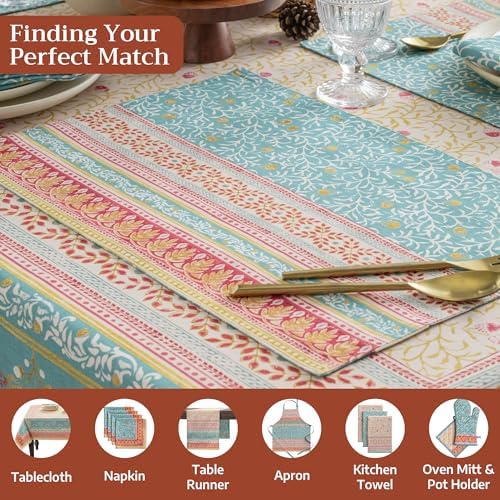 Maison d' Hermine Placemats Set of 4 Reusable 100% Cotton (13"x19")